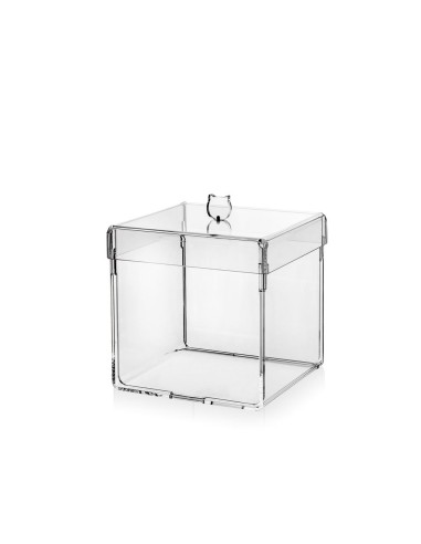 iPLEX Design - Haku Small Trasparente in plexiglass - 17,5x20x17,5 cm