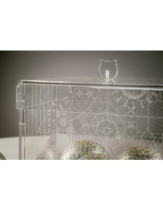 iPLEX Design - Haku Small Navidad in plexiglass - Trasparente - 17,5x20x17,5 cm 2