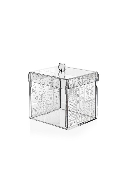 iPLEX Design - Haku Small Navidad in plexiglass - Trasparente - 17,5x20x17,5 cm