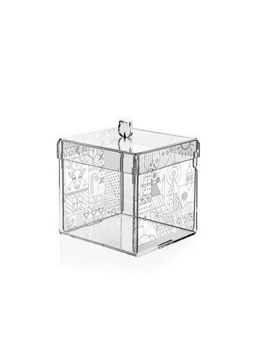 iPLEX Design - Haku Small Navidad in plexiglass - Trasparente - 17,5x20x17,5 cm
