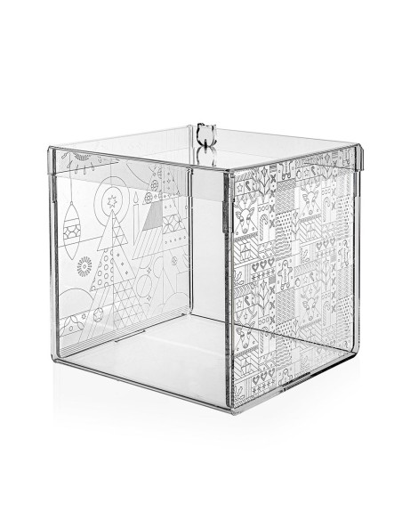 iPLEX Design - Haku Big Navidad in plexiglass - Trasparente - 26x28x26 cm