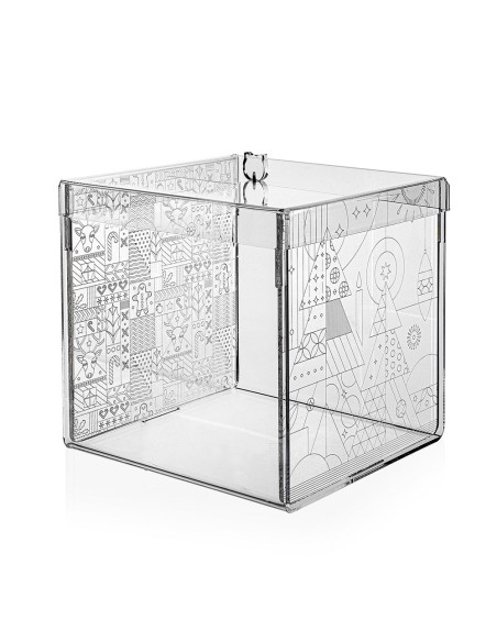 iPLEX Design - Haku Big Navidad in plexiglass - Trasparente - 26x28x26 cm