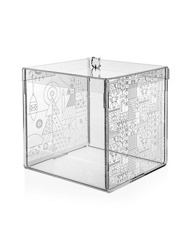 iPLEX Design - Haku Big Navidad in plexiglass - Trasparente - 26x28x26 cm