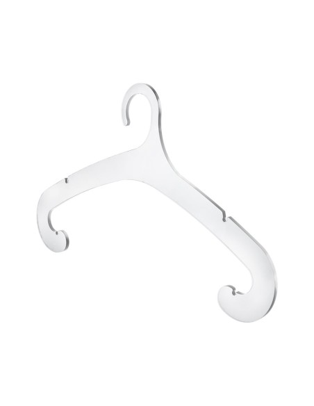 iPLEX Design - Gruccia Trasparente in plexiglass - 40x23x0,3 cm