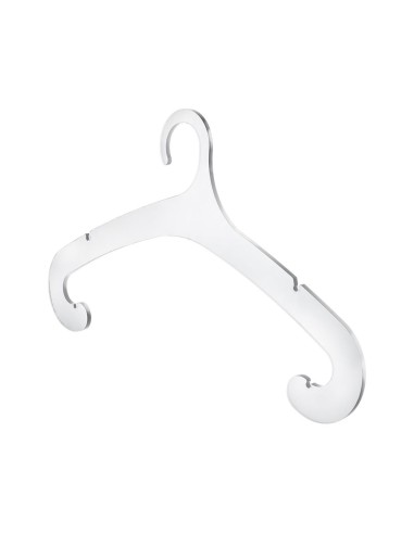 iPLEX Design - Gruccia Trasparente in plexiglass - 40x23x0,3 cm