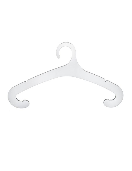 iPLEX Design - Gruccia Trasparente in plexiglass - 40x23x0,3 cm