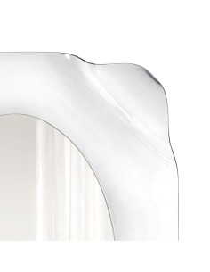 iPLEX Design - Drappeggi Specchio Grande in plexiglass - Trasparente - 74x198x11 cm 2