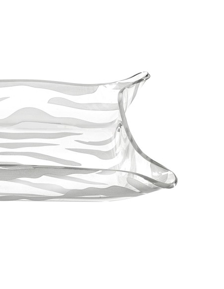 iPLEX Design - Drappeggi Vuotatasche Rettangolare Animalier in plexiglass - Trasparente - 20x3,5x15 cm