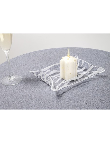 iPLEX Design - Drappeggi Vuotatasche Rettangolare Animalier in plexiglass - Trasparente - 20x3,5x15 cm