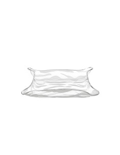 iPLEX Design - Drappeggi Vuotatasche Rettangolare Animalier in plexiglass - Trasparente - 20x3,5x15 cm