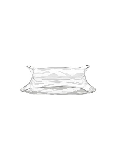 iPLEX Design - Drappeggi Vuotatasche Rettangolare Animalier in plexiglass - Trasparente - 20x3,5x15 cm