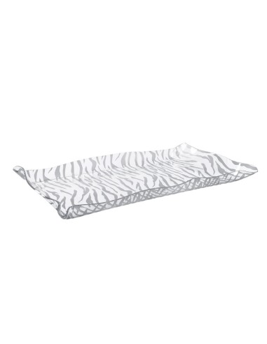 iPLEX Design - Drappeggi Vassoio Rettangolare Grande Animalier in plexiglass - Trasparente - 55x5x32 cm