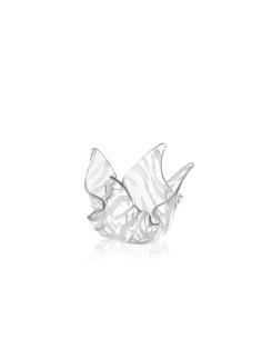 iPLEX Design - Drappeggi Vaso Small Animalier in plexiglass - Trasparente - 21x14x17 cm