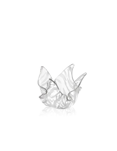 iPLEX Design - Drappeggi Vaso Small Animalier in plexiglass - Trasparente - 21x14x17 cm