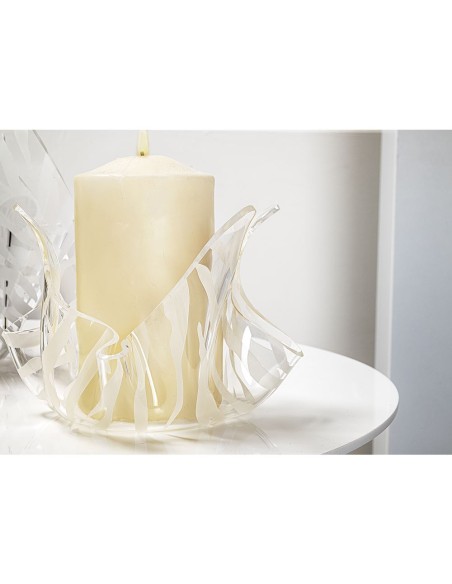 iPLEX Design - Drappeggi Vaso Small Animalier in plexiglass - Trasparente - 21x14x17 cm