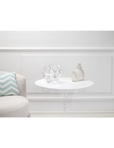 iPLEX Design - Drappeggi Vaso Slim Animalier in plexiglass - Trasparente - 22x21x22 cm