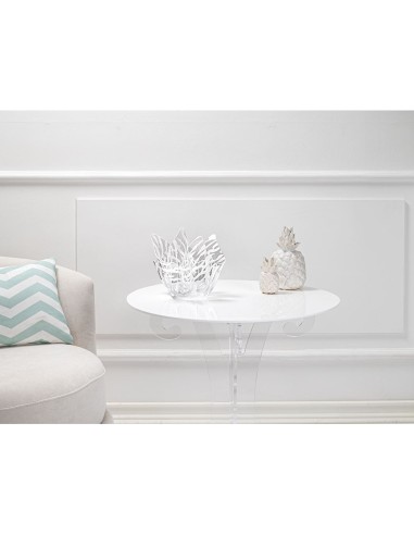 iPLEX Design - Drappeggi Vaso Slim Animalier in plexiglass - Trasparente - 22x21x22 cm