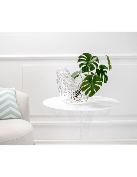 iPLEX Design - Drappeggi Vaso Animalier in plexiglass - Trasparente - 45x29x45 cm