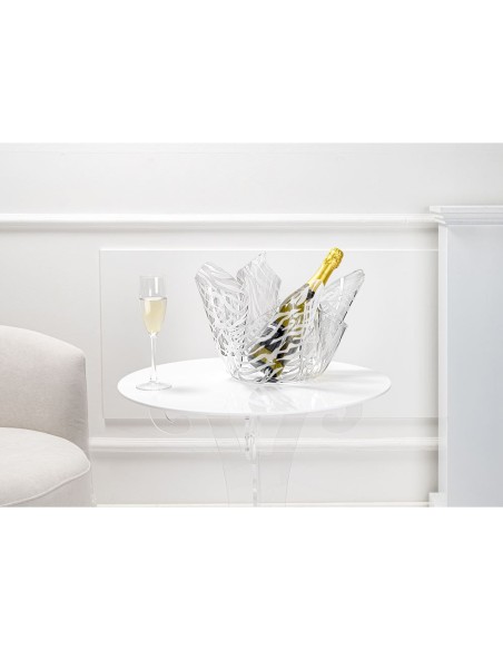 iPLEX Design - Drappeggi Vaso Animalier in plexiglass - Trasparente - 45x29x45 cm