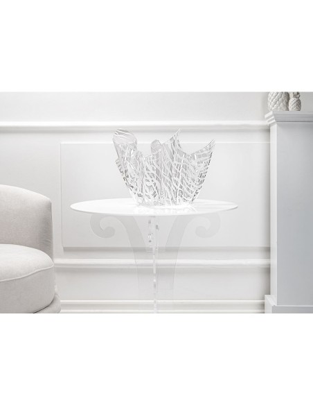 iPLEX Design - Drappeggi Vaso Animalier in plexiglass - Trasparente - 45x29x45 cm