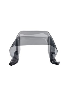 iPLEX Design - Drappeggi Tavolo Quadrato Basso Fume' in plexiglass - grigio fumè - 60x40x75 cm
