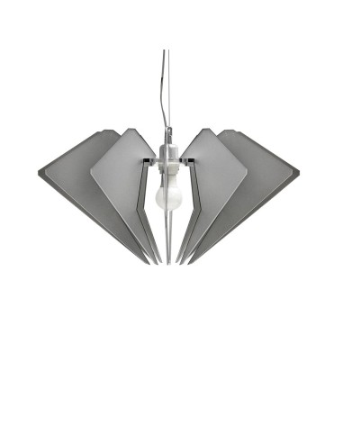 iPLEX Design - De Beers Sospensione Fume' Satinato in plexiglass - grigio fumè satinato - 58x32x58 cm