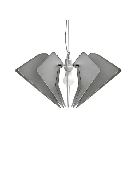 iPLEX Design - De Beers Sospensione Fume' Satinato in plexiglass - grigio fumè satinato - 58x32x58 cm