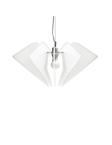iPLEX Design - De Beers Sospensione Bianco Satinato in plexiglass - 58x32x58 cm
