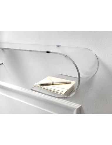 iPLEX Design - Curvy Dorica Consolle in plexiglass - Trasparente - 88x16x24,5 cm