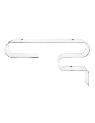 iPLEX Design - Curvy Corinzia Consolle in plexiglass - Trasparente - 76x40,5x15 cm
