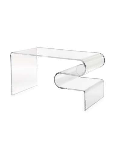 iPLEX Design - Curvy Coffee Table in plexiglass - Trasparente - 76x42x40 cm