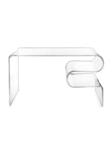 iPLEX Design - Curvy Coffee Table in plexiglass - Trasparente - 76x42x40 cm
