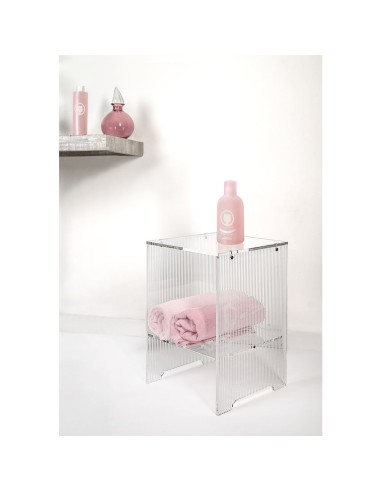 iPLEX Design - Contigo Plisse' in pmma cm x h 43 - Trasparente - 30x43x27,5 cm