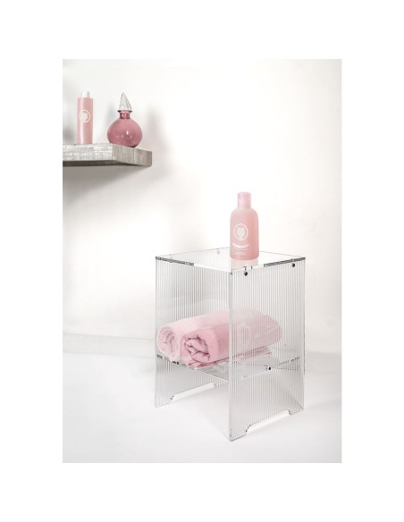 iPLEX Design - Contigo Plisse' in pmma cm x h 43 - Trasparente - 30x43x27,5 cm
