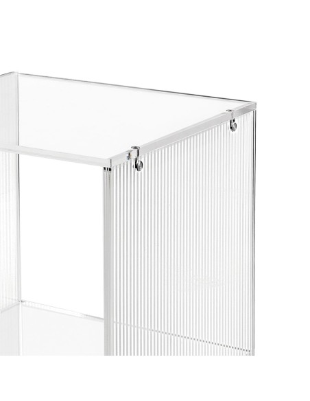 iPLEX Design - Contigo Plisse' in pmma cm x h 43 - Trasparente - 30x43x27,5 cm