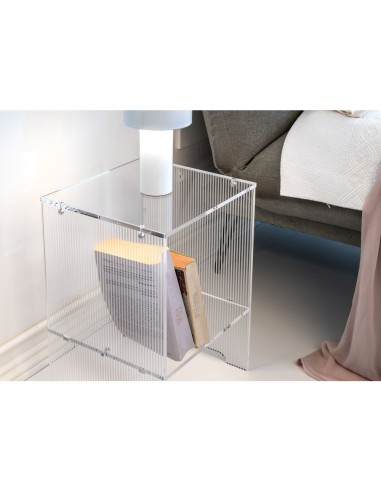 iPLEX Design - Contigo Plisse' in pmma cm x h 43 - Trasparente - 30x43x27,5 cm