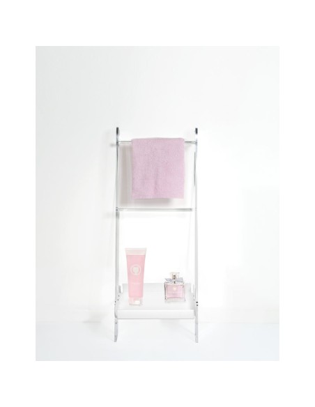 iPLEX Design - Clio Scaletta Small White in plexiglass - bianco - 39,5x100x30 cm