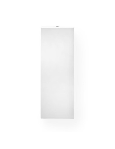 iPLEX Design - Clio Portasciugamani Vertic.Da Muro Opal in plexiglass - bianco - 25x76x13 cm
