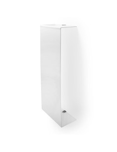 iPLEX Design - Clio Portasciugamani Vertic.Da Muro Opal in plexiglass - bianco - 25x76x13 cm