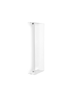 iPLEX Design - Clio Portasciugamani Vertic.Da Muro in plexiglass - Trasparente - 25x76x13 cm