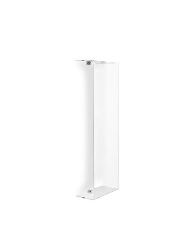 iPLEX Design - Clio Portasciugamani Vertic.Da Muro in plexiglass - Trasparente - 25x76x13 cm
