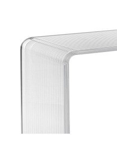 iPLEX Design - Clio Sgabello Plisse' in plexiglass - Trasparente - 41x46x22 cm 2