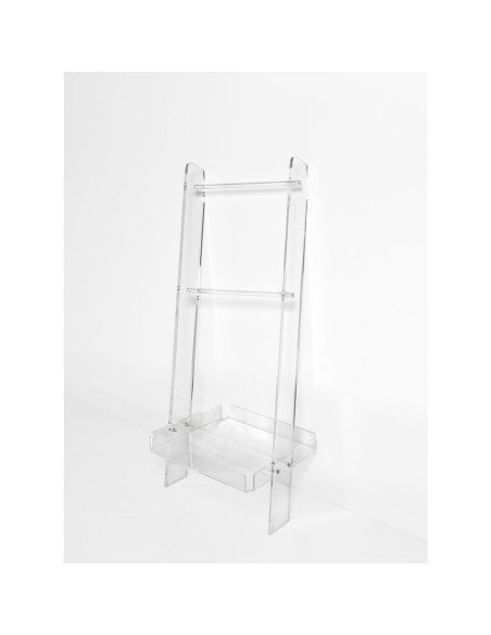 iPLEX Design - Clio Scaletta Small in plexiglass - Trasparente - 39,5x100x30 cm