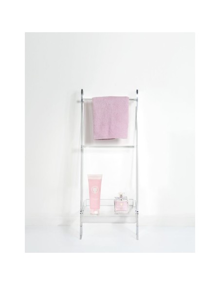 iPLEX Design - Clio Scaletta Small in plexiglass - Trasparente - 39,5x100x30 cm