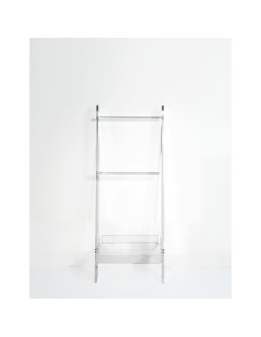 iPLEX Design - Clio Scaletta Small in plexiglass - Trasparente - 39,5x100x30 cm