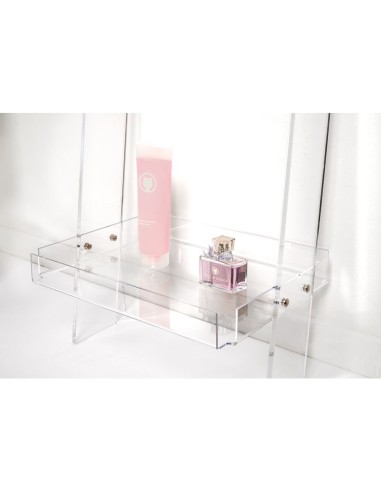 iPLEX Design - Clio Scaletta Small in plexiglass - Trasparente - 39,5x100x30 cm