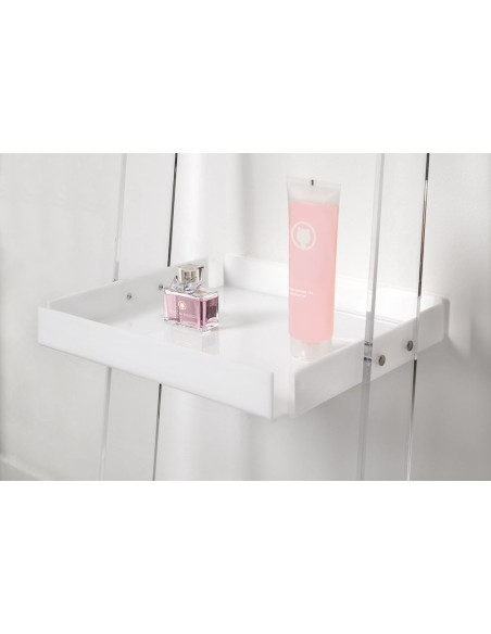 iPLEX Design - Clio Scaletta Big White in plexiglass - bianco - 39,5x180x40 cm