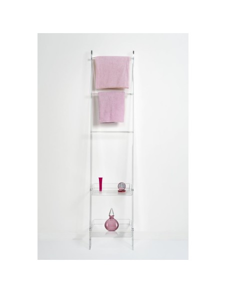 iPLEX Design - Clio Scaletta Big in plexiglass - Trasparente - 39,5x180x40 cm