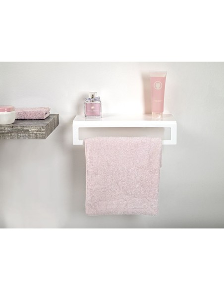 iPLEX Design - Clio Portasciugamano Small White in plexiglass - bianco - 40x10x16 cm