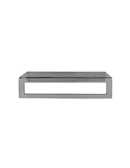 iPLEX Design - Clio Portasciugamano Small Fume' in plexiglass - fumè - 40x10x16 cm